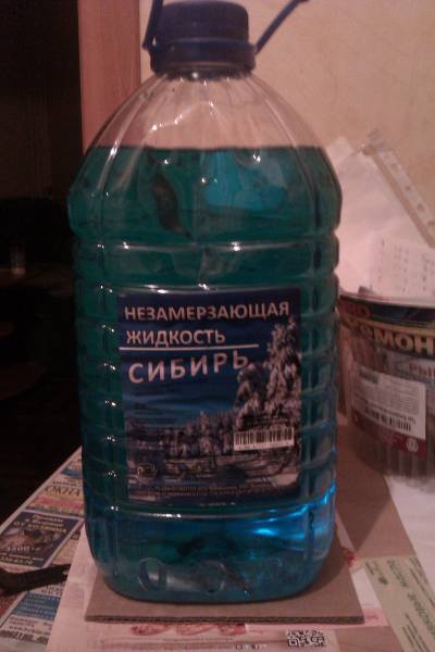 Незамерзающая жидкость (незамерзайка) -30 5 л