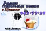 Ремонт стиральных машин в Пушкине